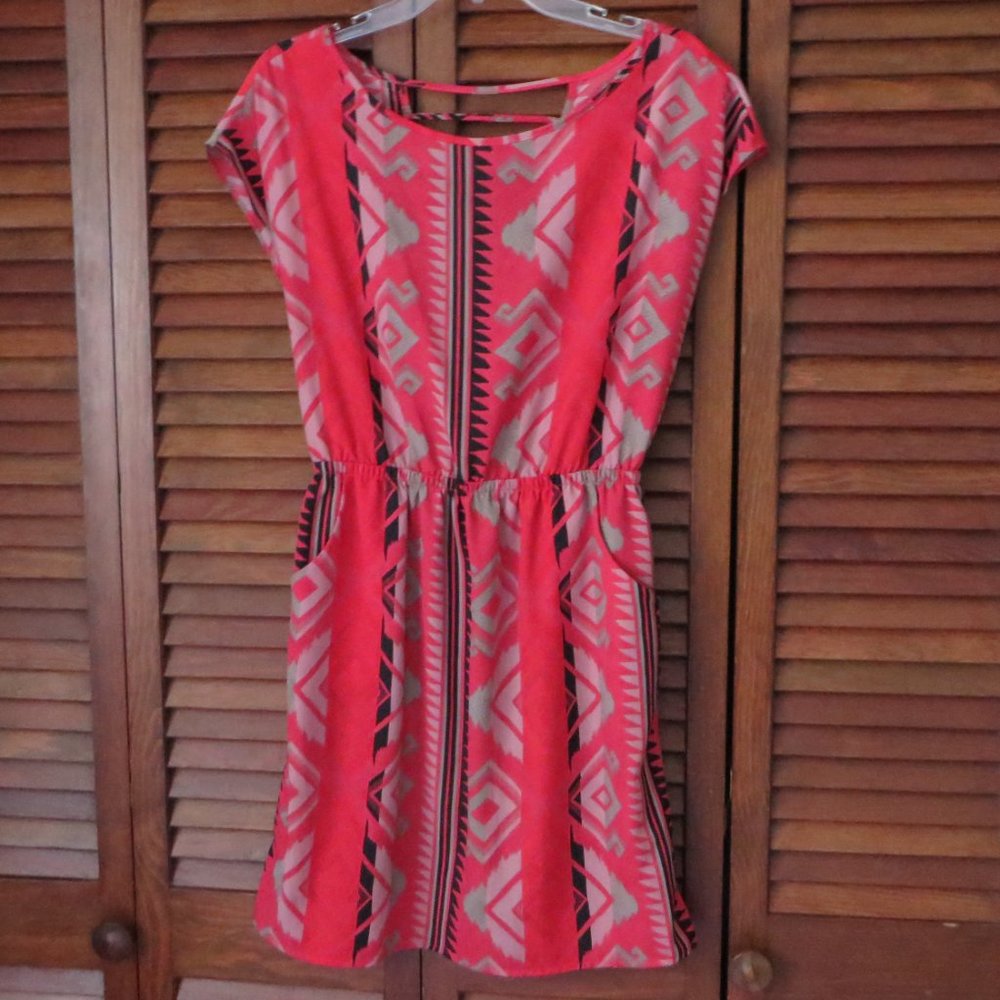 Lush Open Back Summer Dress